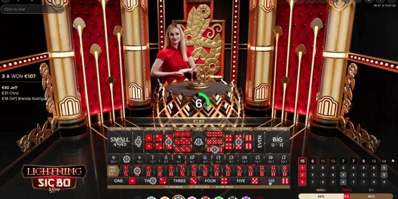 Game cược Sicbo tại live casino 98WIN 